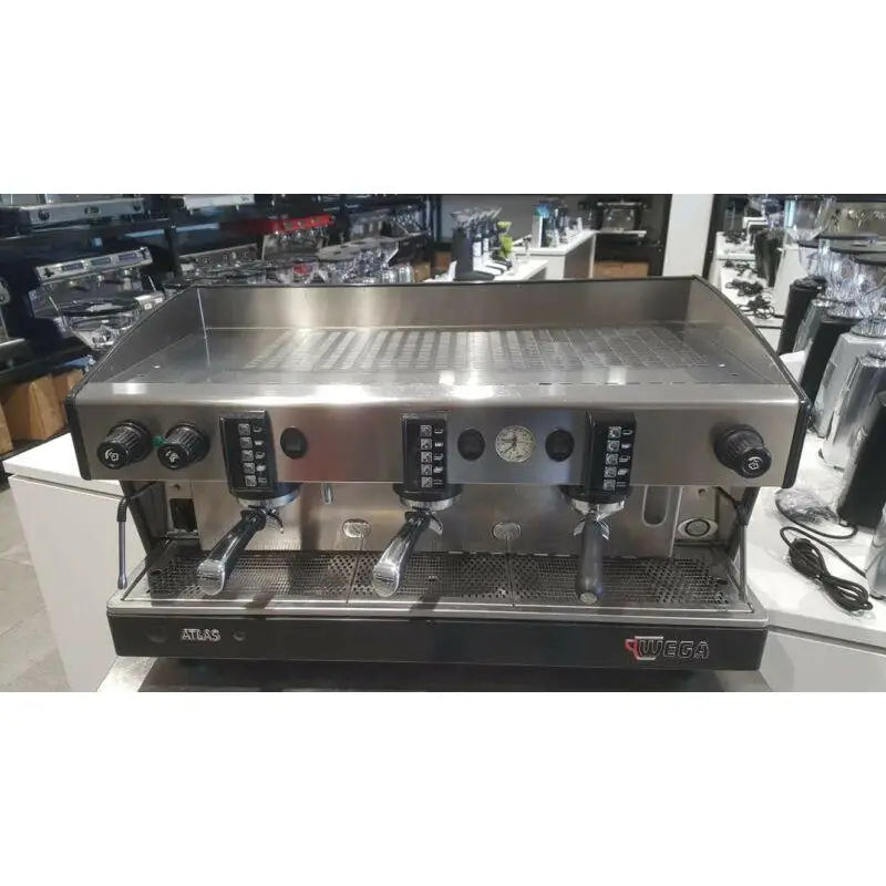 Cheap BLACK Immaculate 3 Group Wega Atlas Commercial Coffee