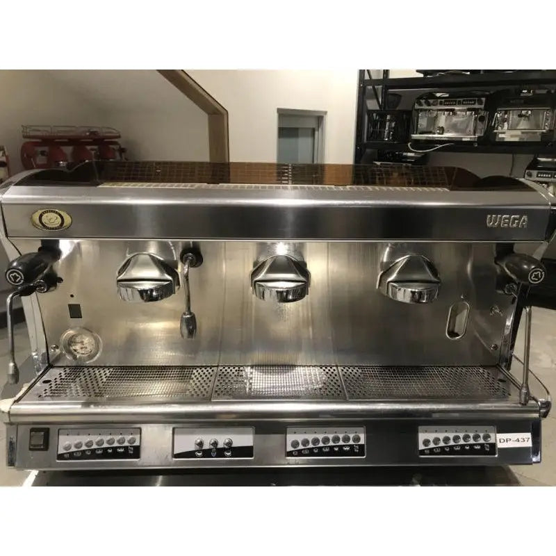 Cheap Pre-Owned 3 Group High Cup Wega Commercial Coffee