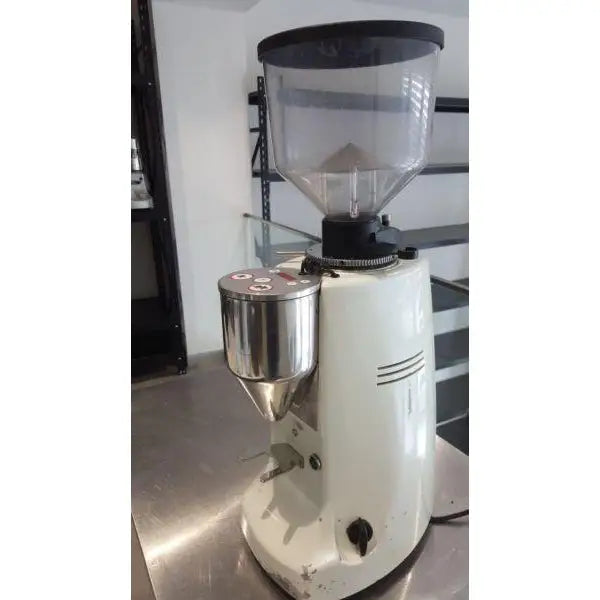 Cheap Second Hand Mazzer Robur Electronic In White - ALL