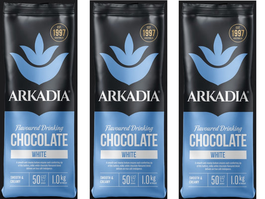 Arkadia Flavoured Drinking Chocolate - White 1kg