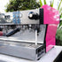 Clean Custom Pink LM PB 3 Group Commercial Coffee Machine