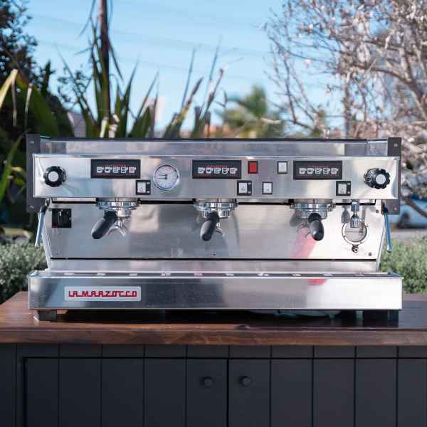 Clean Pre Loved 3 Group La Marzocco LINEA AV IN White - Australia - Di Pacci