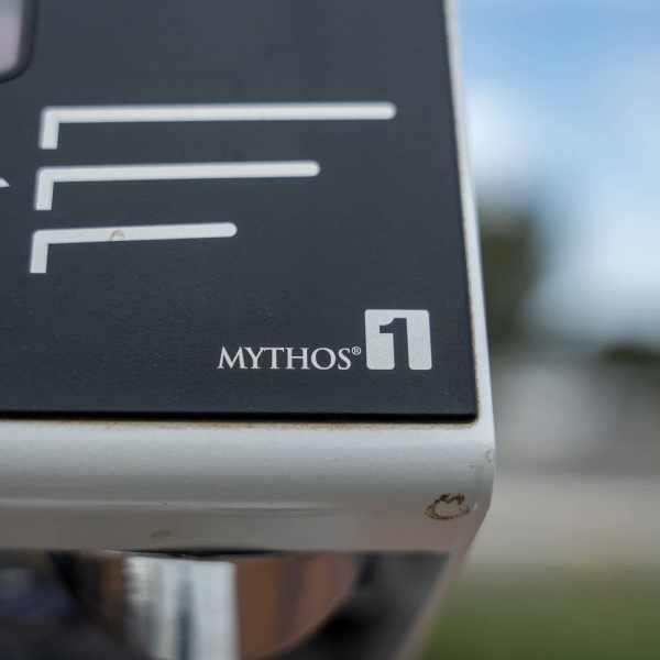 Clean Pre Loved Mythos One In White Commercial Coffee Grinder - Australia - Di Pacci