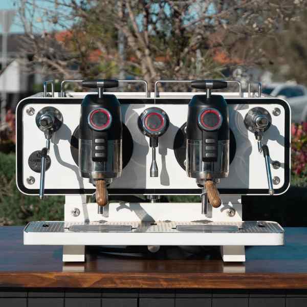 Clean Pre Loved Sanremo OPERA 2 Group V2 Commercial Coffee Machine - Australia - Di Pacci