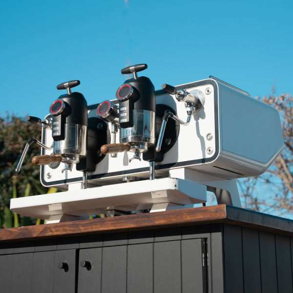 Clean Pre Loved Sanremo OPERA 2 Group V2 Commercial Coffee Machine - Australia - Di Pacci