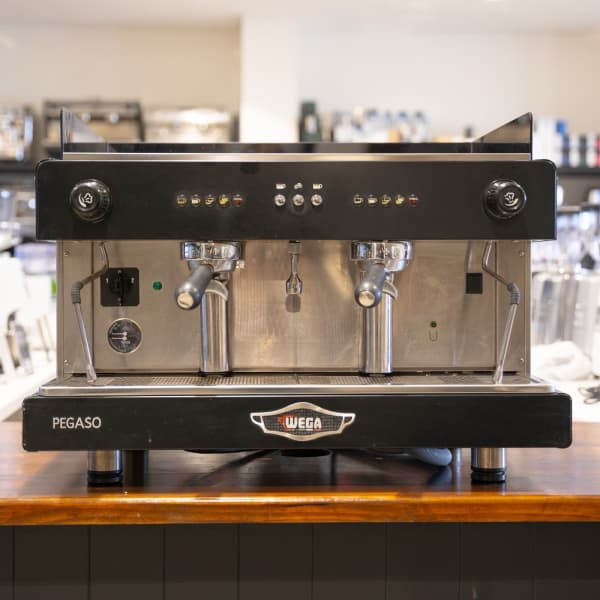 Clean Pre Owned 2 Group Wega Pegaso 15amp Commercial Coffee Machine - Australia - Di Pacci