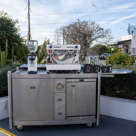 Coffee Cart With Coffee Machine & Grinder Package - Australia - Di Pacci