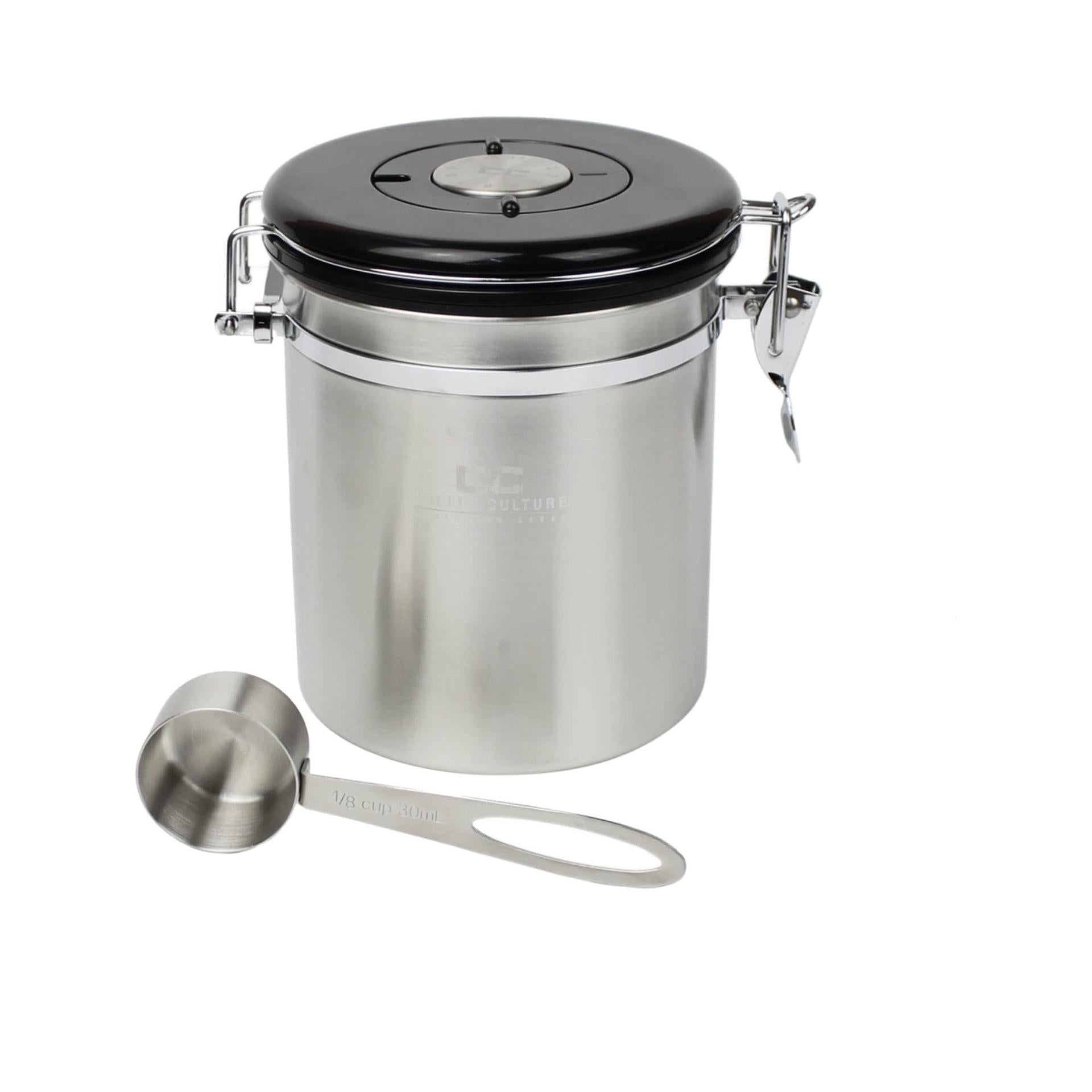 Coffee Culture Coffee Canister Medium - Stainless Steel - Australia - Di Pacci
