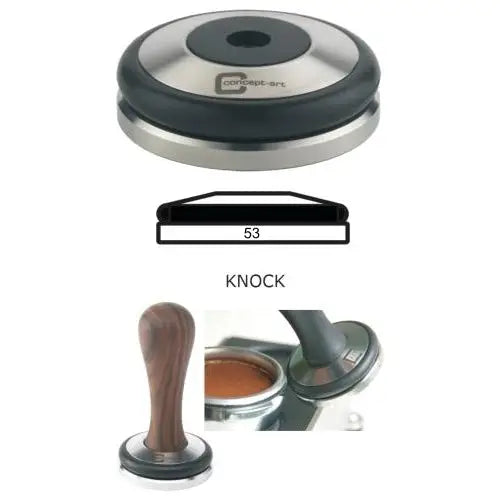 Concept Art Coffee Tamper Base 53mm Stainless Knock Flat -