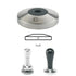 Concept Art Coffee Tamper Base 57mm Stainless Flat -