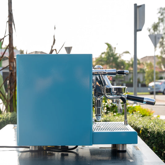 Custom Baby Blue ECM Technika V Profi PID Coffee Machine - Australia - Di Pacci