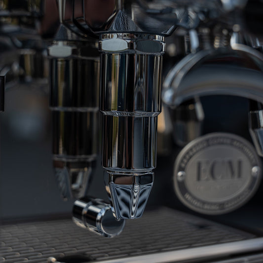 Custom Black ECM Syncronika II Coffee Machine & Mazzer Electronic A Grinder Package - Australia - Di Pacci