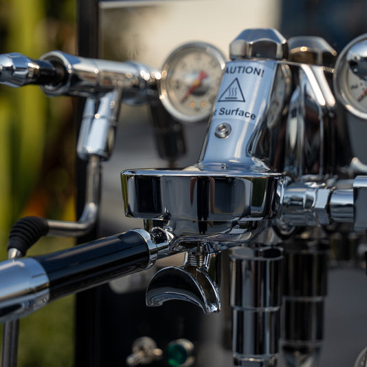 Custom Black ECM Syncronika II Coffee Machine & Mazzer Electronic A Grinder Package - Australia - Di Pacci