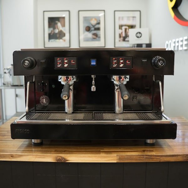 Custom Black Pre - Owned Wega Pegaso 2 Group Tall Cup Espresso Machine - Australia - Di Pacci