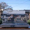 Custom Gloss Black 3 Group La Marzocco Linea Av Coffee Machine - Australia - Di Pacci