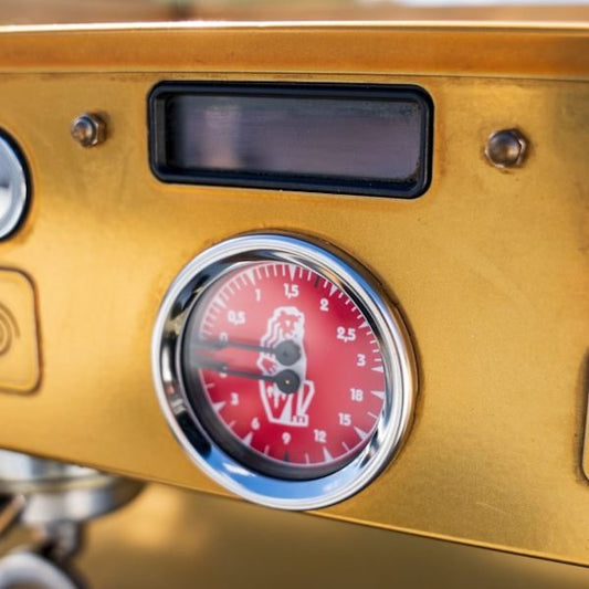 Custom Gold La Marzocco Linea PB 2 Group Low Volume - Australia - Di Pacci