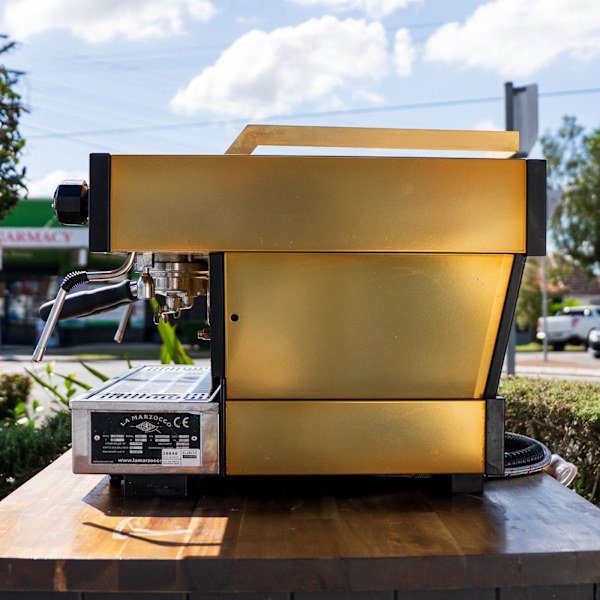 Custom Gold La Marzocco Linea PB 2 Group Low Volume - Australia - Di Pacci