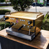 Custom Gold La Marzocco Linea PB 2 Group Low Volume - Australia - Di Pacci