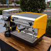Appia II 10 Amp Yellow Café Machine + Mythos Electronic Grinder