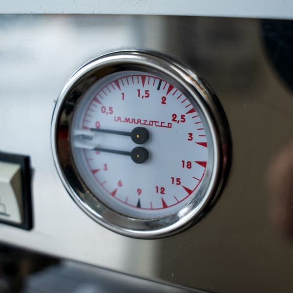 La Marzocco Linea AV 3 Group Tall Cup Espresso Machine Shot Timers