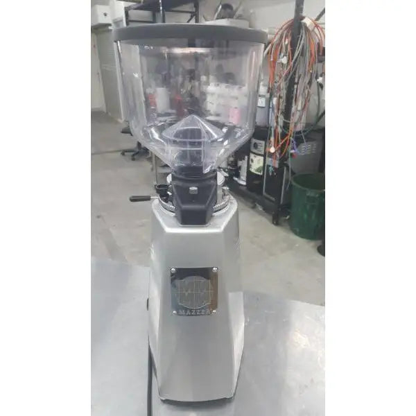 Demo 2017 Mazzer Robur Electronic In Silver Only Used for 1