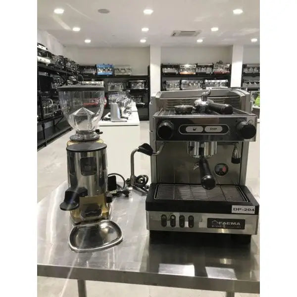Demo Faema Coffee Machine & Mazzer Grinder Package - ALL