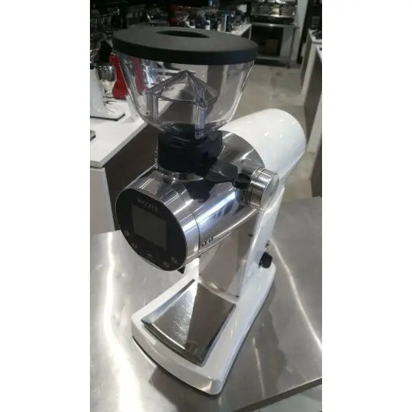 Demo Mazzer ZM Electronic Deli Coffee Grinder In WHITE - ALL