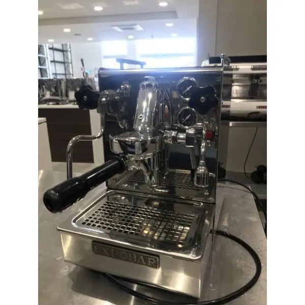 Demo One Group Expobar Leva Semi Commercial Coffee Espresso
