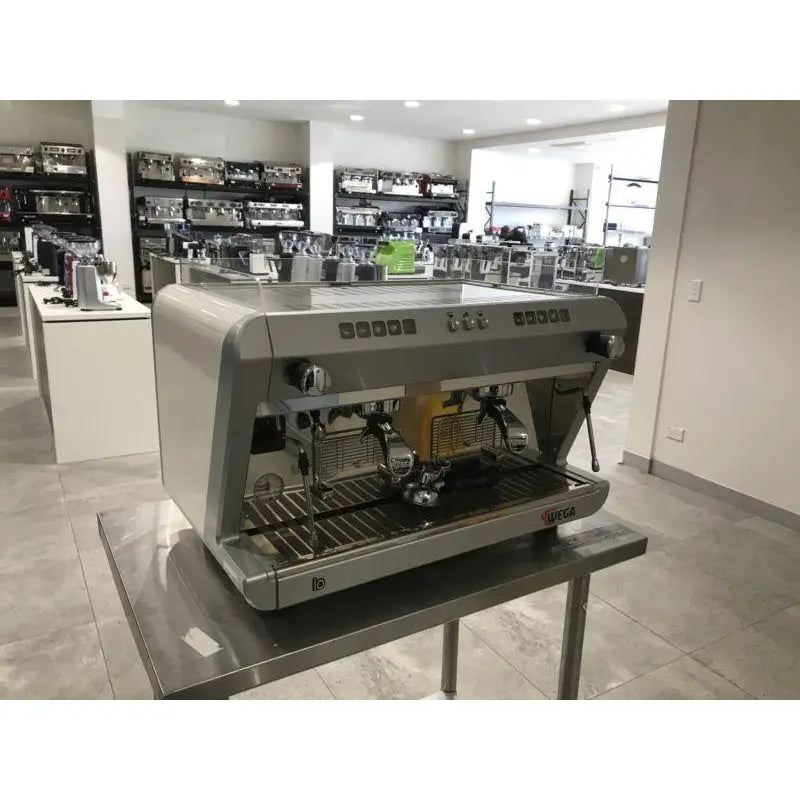 Demo Wega IO 2 Group Semi Compact Commercial Coffee Machine