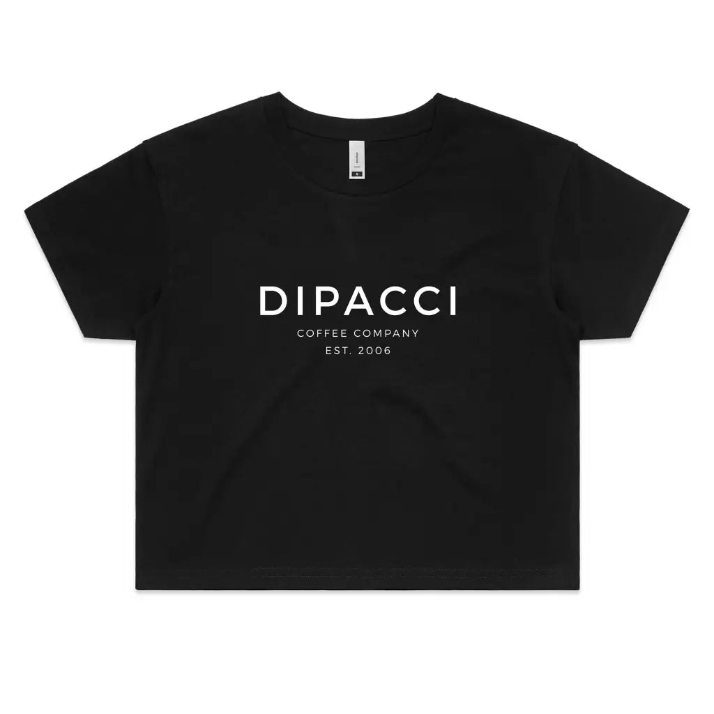 Dipacci - Women’s Crop Tee - Black / Extra Small