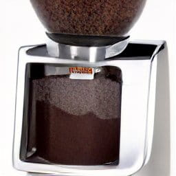 Burr grinder beans