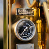 24 Cart Gold Plated Bellezza Francesca Custom Semi Commercial Coffee Machine