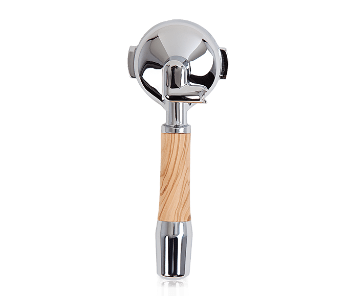 ECM Genuine Angled Portafilter Group Handle (Olive Wood Single Spout) - Australia - Di Pacci