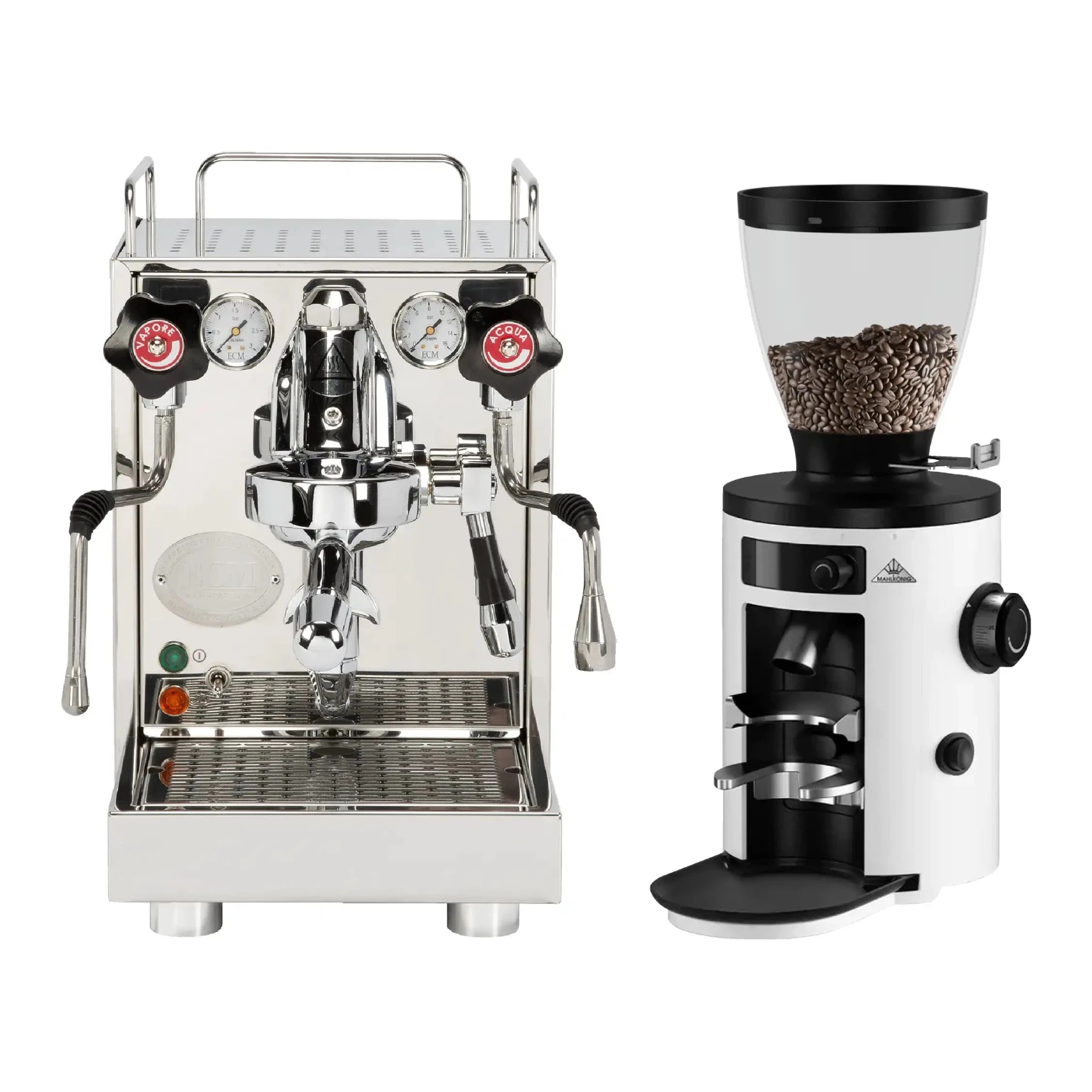 ECM Mechanika VI Slim PID Coffee Machine & Mahlkonig X54 Coffee Grinder(chrome) Package - Australia - Di Pacci