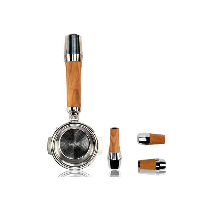 ECM Olive Wood Handle Set with Flick Knobs
