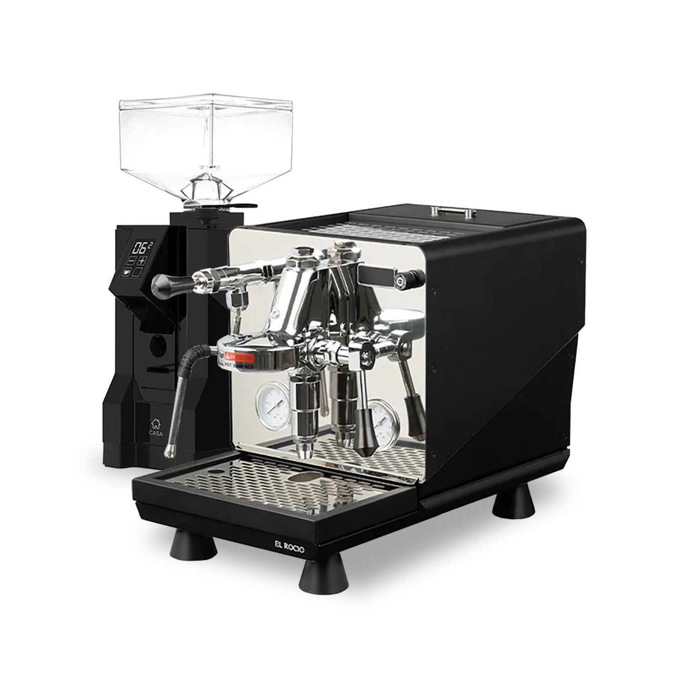 El Rocio Manus Coffee Machine & Eureka Mignon Specialita 55 Coffee Grinder Package - Australia - Di Pacci