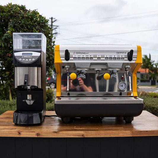 Ex - Demo Appia Compact + Mythos One Grinder Media Event Package - Australia - Di Pacci