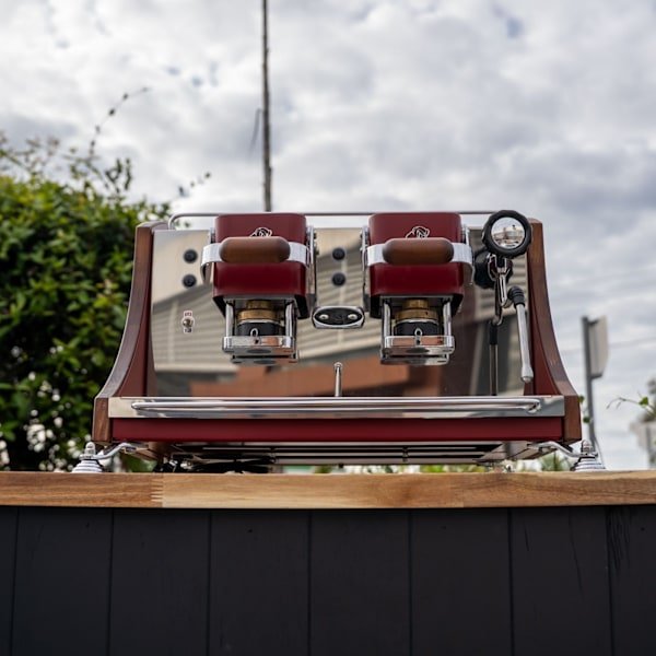 Ex Demo Commercial 2 Group ESE Pod Coffee Machine With Milk Steamer - Australia - Di Pacci