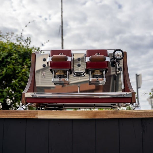 Ex Demo Commercial 2 Group ESE Pod Coffee Machine With Milk Steamer - Australia - Di Pacci