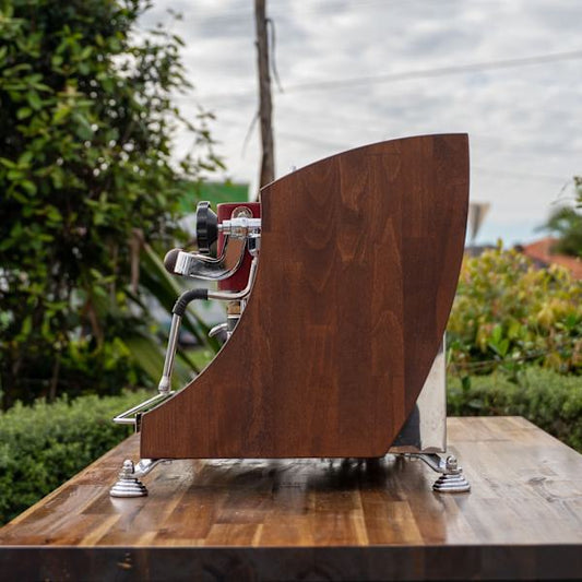 Ex Demo Commercial 2 Group ESE Pod Coffee Machine With Milk Steamer - Australia - Di Pacci