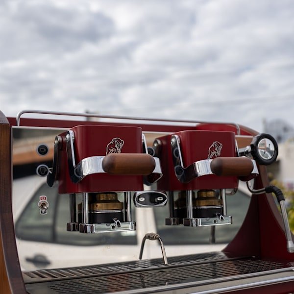 Ex Demo Commercial 2 Group ESE Pod Coffee Machine With Milk Steamer - Australia - Di Pacci