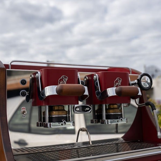 Ex Demo Commercial 2 Group ESE Pod Coffee Machine With Milk Steamer - Australia - Di Pacci