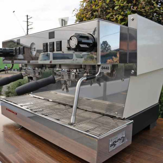 Ex Demo Custom La Marzocco Linea S In Beige 2 Group Coffee Machine - Australia - Di Pacci