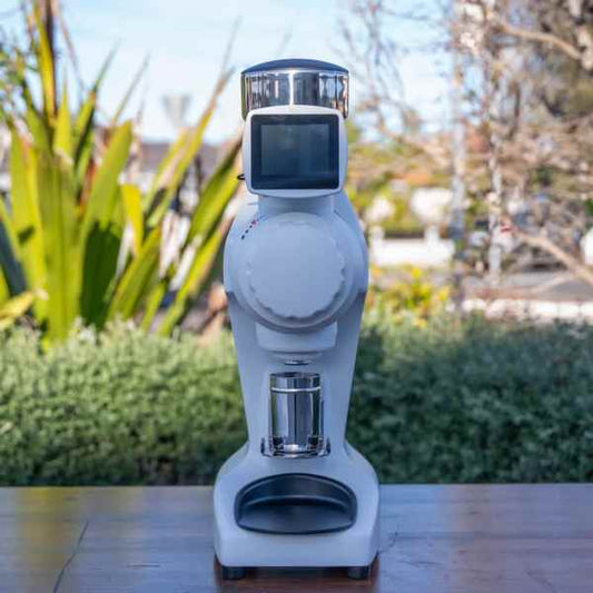 Ex Display Demo Quamar Sirio - Q Coffee Grinder In White - Australia - Di Pacci