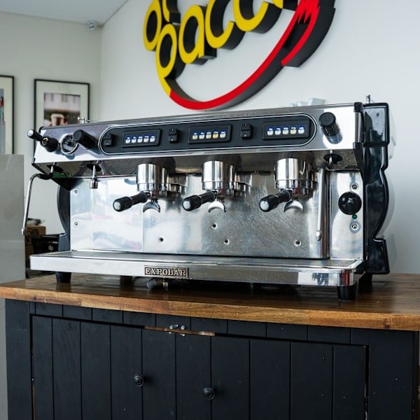 Expobar Ruggero Alfa 3 Group Tall Cup Coffee Machine – Black - Australia - Di Pacci