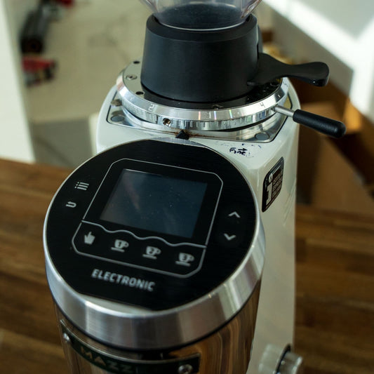 Mazzer Robur Electronic S White Commercial Grinder - Pre-loved