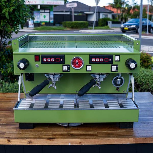 Used La Marzocco Linea Classic Green 2 Group Coffee Machine