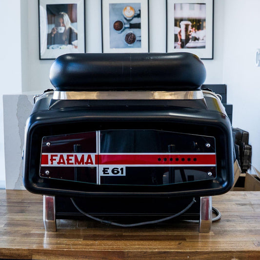 Vintage 1964 Faema E61 Black Commercial Espresso Coffee Machine