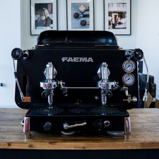 Vintage 1964 Faema E61 Black Commercial Espresso Coffee Machine