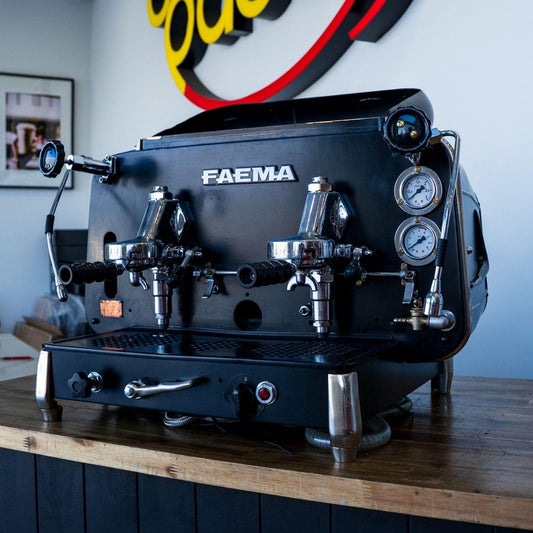 Vintage 1964 Faema E61 Black Commercial Espresso Coffee Machine